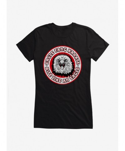 Pre-sale Cobra Kai S4 Bite Like An Eagle Girls T-Shirt $7.97 T-Shirts