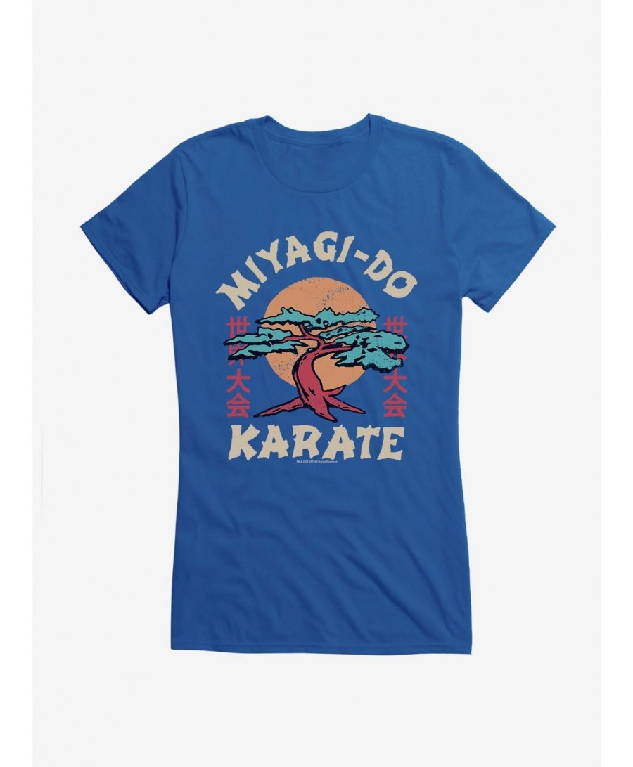 Sale Item Cobra Kai Miyagi-Do Karate Girls T-Shirt $8.76 T-Shirts