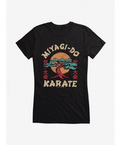 Sale Item Cobra Kai Miyagi-Do Karate Girls T-Shirt $8.76 T-Shirts