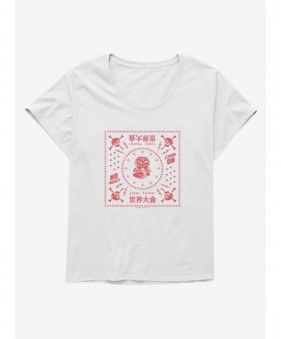 Huge Discount Cobra Kai Snake No Mercy Sekai Taikai Girls T-Shirt Plus Size $11.00 T-Shirts