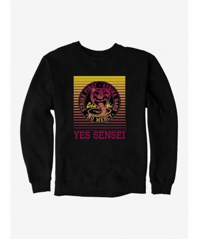 Festival Price Cobra Kai Yes Sensei Sweatshirt $12.99 Sweatshirts