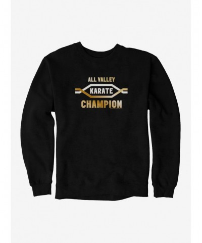 Huge Discount Cobra Kai Karate Champion Sweatshirt $14.46 Sweatshirts