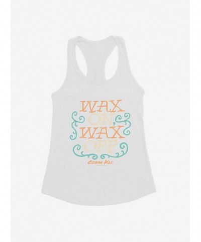 Flash Sale Cobra Kai Wax On, Wax Off Girls Tank $6.77 Tanks