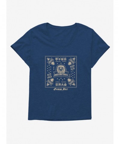 Seasonal Sale Cobra Kai Eagle Fang Karate Sekai Taikai Girls T-Shirt Plus Size $11.96 T-Shirts