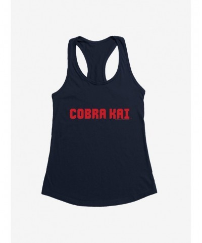 Hot Sale Cobra Kai Franchise Logo Girls Tank $9.96 Tanks