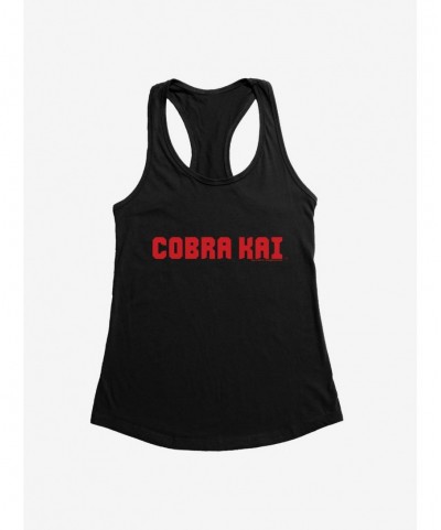 Hot Sale Cobra Kai Franchise Logo Girls Tank $9.96 Tanks