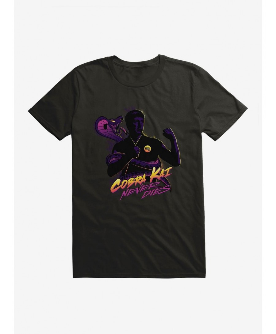 Value for Money Cobra Kai Never Dies Fist T-Shirt $7.07 T-Shirts