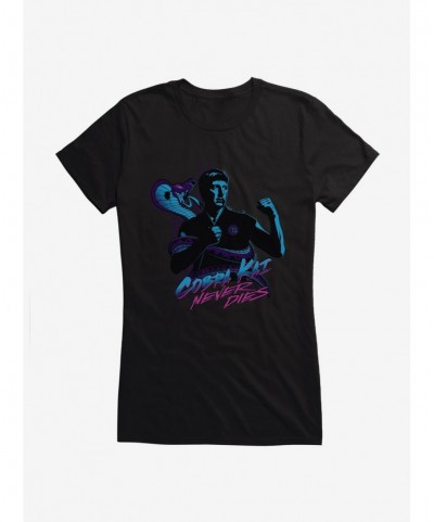 Pre-sale Cobra Kai Never Dies Girls T-Shirt $7.97 T-Shirts