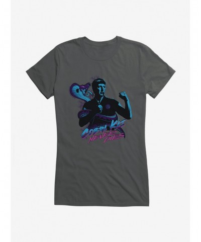 Pre-sale Cobra Kai Never Dies Girls T-Shirt $7.97 T-Shirts