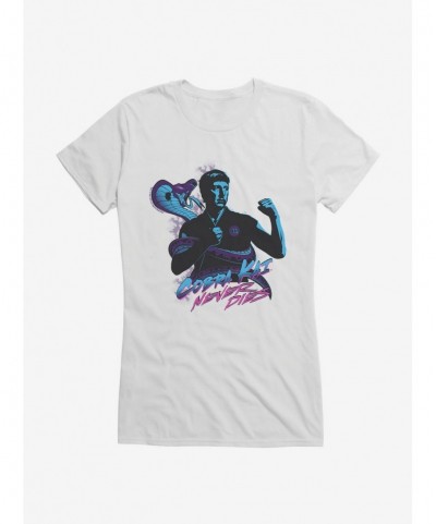 Pre-sale Cobra Kai Never Dies Girls T-Shirt $7.97 T-Shirts