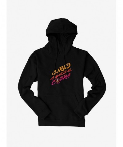 Cheap Sale Cobra Kai Natural Cobra Hoodie $12.93 Hoodies