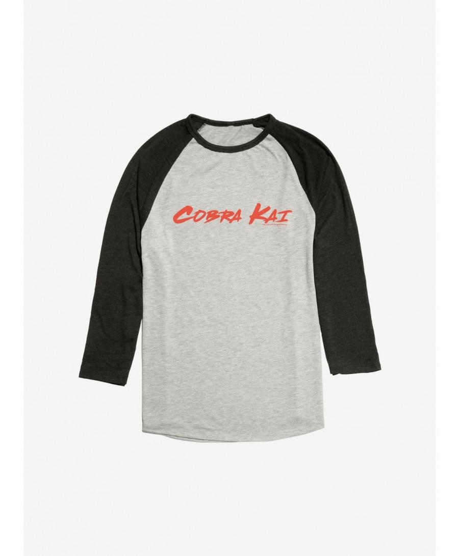 Value Item Cobra Kai Logo Raglan $8.55 Raglans