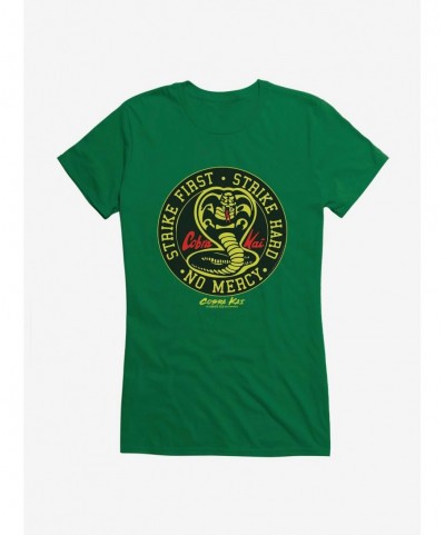 Clearance Cobra Kai Window Decal Girls T-Shirt $8.96 T-Shirts