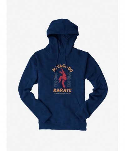 Discount Sale Cobra Kai Wax On Wax Off Hoodie $14.37 Hoodies