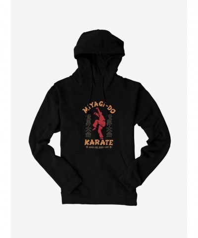 Discount Sale Cobra Kai Wax On Wax Off Hoodie $14.37 Hoodies