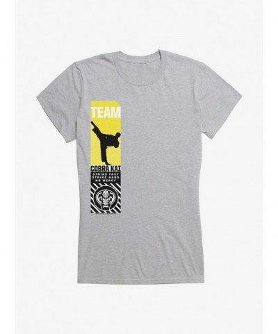 Exclusive Cobra Kai S4 Action Logo Girls T-Shirt $6.37 T-Shirts