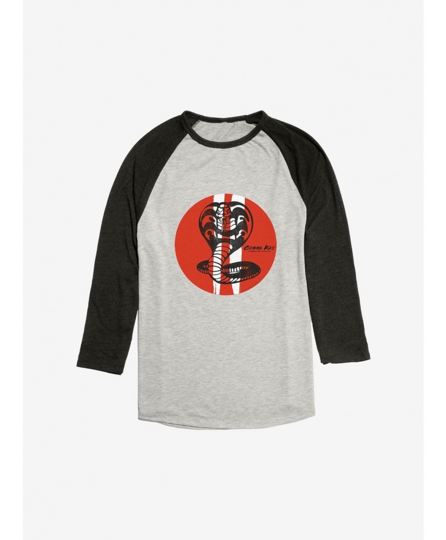 Flash Sale Cobra Kai Snake Bite Raglan $10.87 Raglans