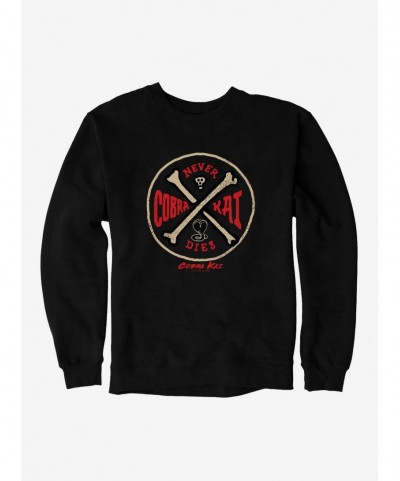 High Quality Cobra Kai Bones Never Dies Sweatshirt $12.10 Sweatshirts