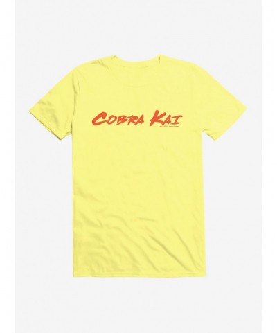 Crazy Deals Cobra Kai Font T-Shirt $8.03 T-Shirts