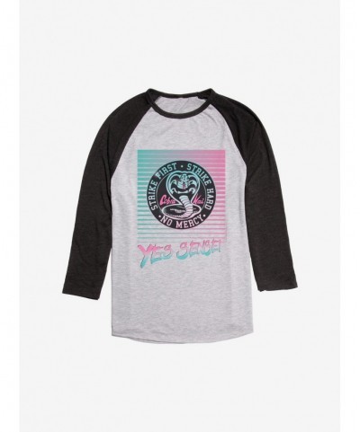 Trendy Cobra Kai Yes Sensei Raglan $8.55 Raglans