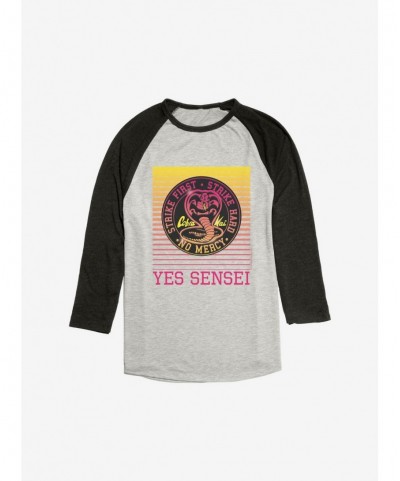 Trendy Cobra Kai No Mercy Sensei Raglan $9.48 Raglans