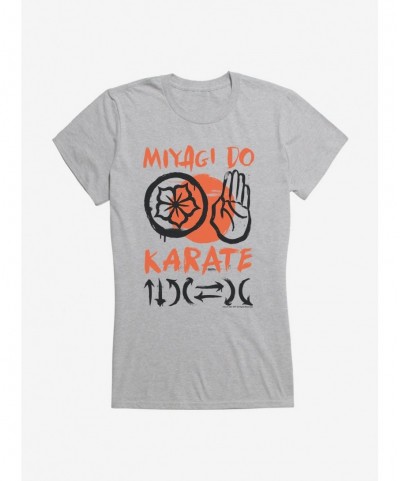 Big Sale Cobra Kai S4 Miyagi Logo Girls T-Shirt $8.76 T-Shirts