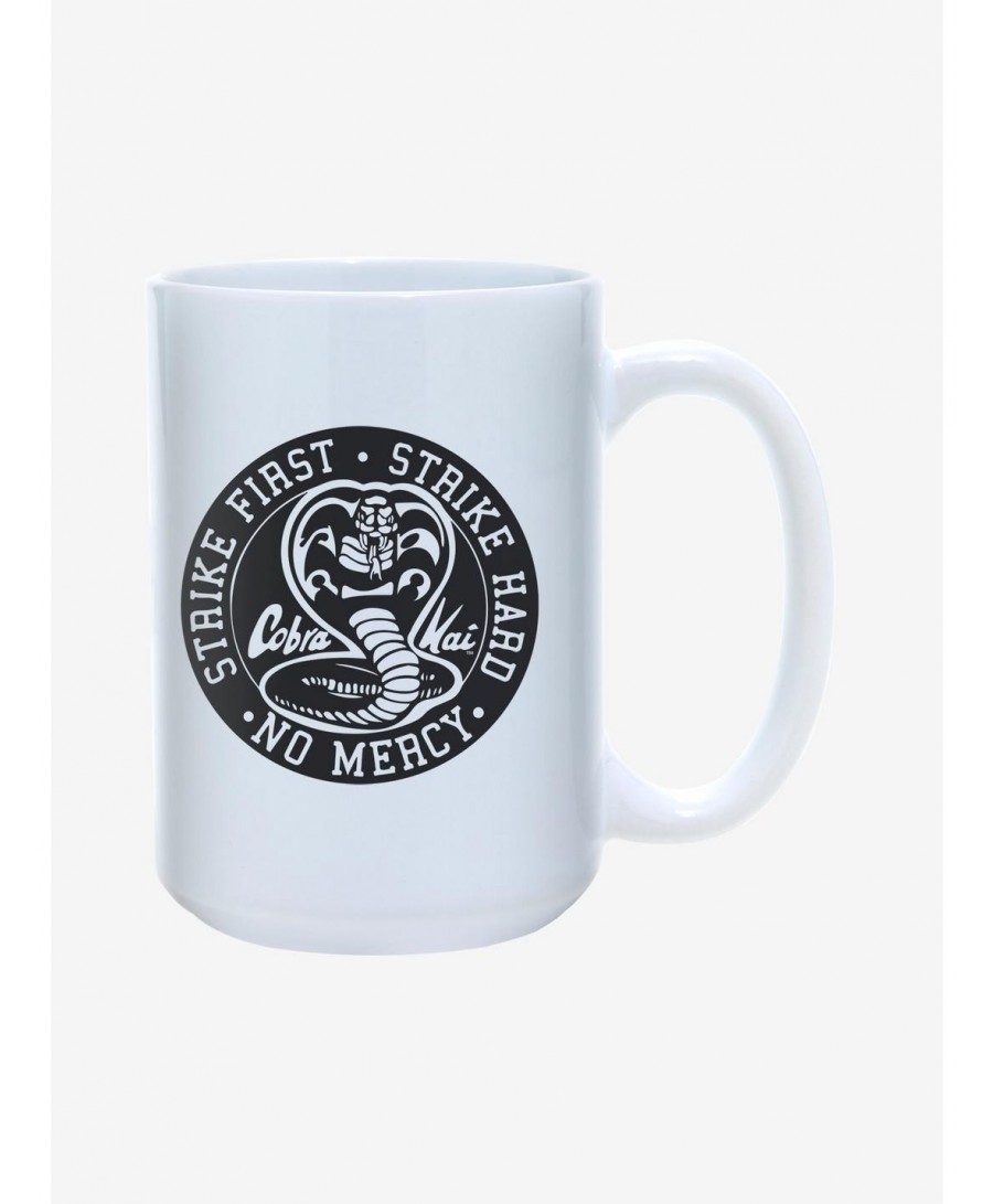 Crazy Deals Cobra Kai Strike First, Strike Hard Mug 15oz $7.44 Others