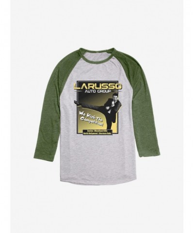 Fashion Cobra Kai LaRusso Auto Group Raglan $9.25 Raglans