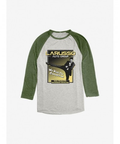 Fashion Cobra Kai LaRusso Auto Group Raglan $9.25 Raglans