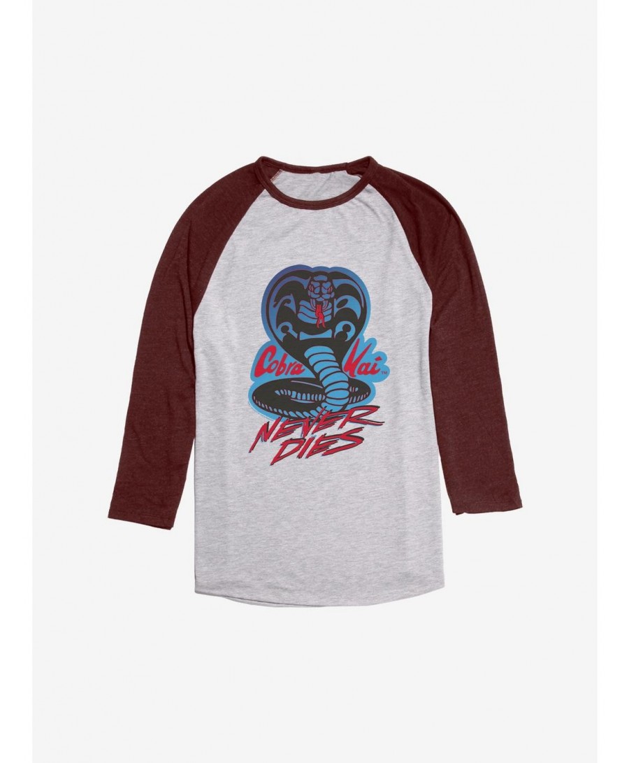 Unique Cobra Kai Snake Logo Raglan $10.17 Raglans