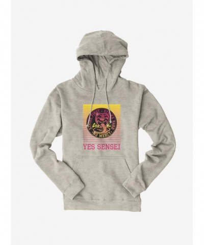 Huge Discount Cobra Kai Yes Sensei Hoodie $15.45 Hoodies