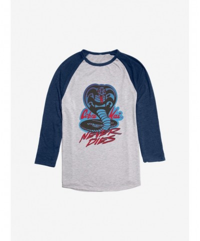 Unique Cobra Kai Snake Logo Raglan $10.17 Raglans