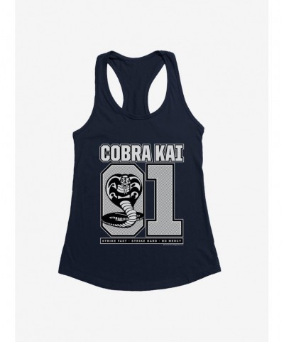 Low Price Cobra Kai S4 Varsity Number Girls Tank $5.98 Tanks