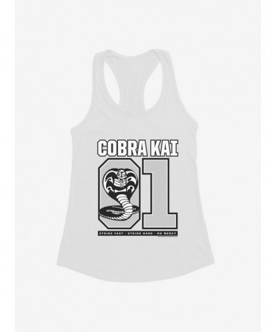 Low Price Cobra Kai S4 Varsity Number Girls Tank $5.98 Tanks