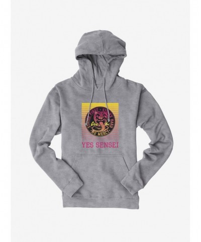 Huge Discount Cobra Kai Yes Sensei Hoodie $15.45 Hoodies