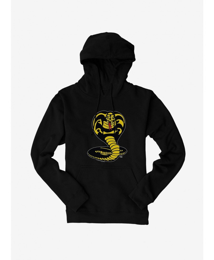 Big Sale Cobra Kai Logo Hoodie $11.14 Hoodies