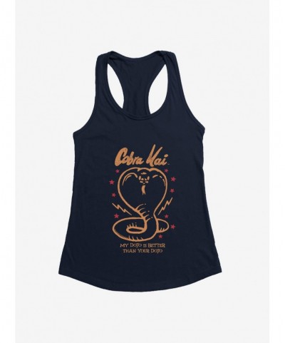 Clearance Cobra Kai My Dojo Is Better Girls Tank $7.17 Tanks