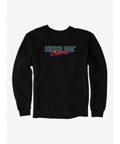 High Quality Cobra Kai Get Chicks Sweatshirt $9.45 Sweatshirts