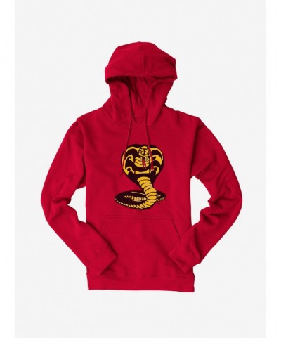 Big Sale Cobra Kai Logo Hoodie $11.14 Hoodies