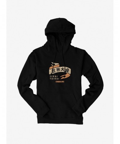 New Arrival Cobra Kai Sekai Taikai Hoodie $15.09 Hoodies