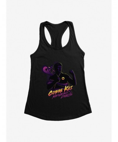 Exclusive Price Cobra Kai Never Dies Fist Girls Tank $7.37 Tanks