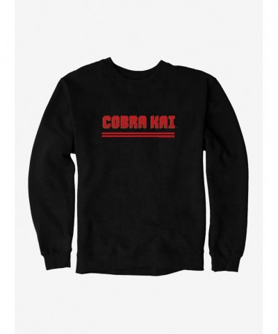 Bestselling Cobra Kai Bold Logo Sweatshirt $12.69 Sweatshirts