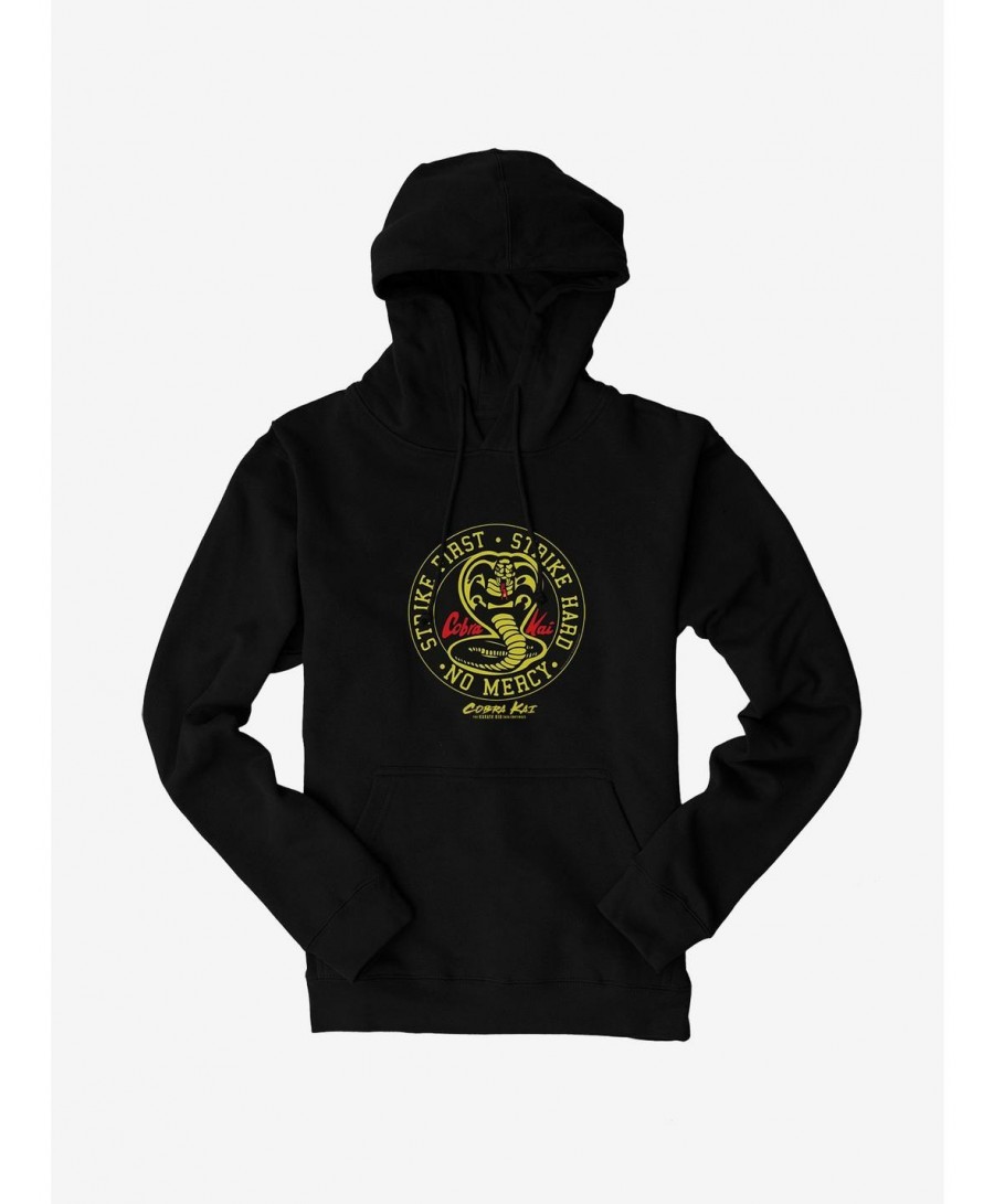 Flash Sale Cobra Kai No Mercy Hoodie $16.88 Hoodies