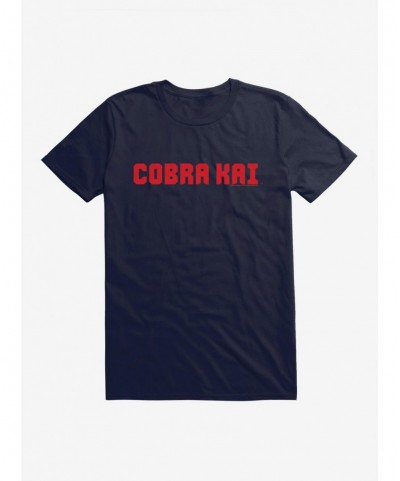 Pre-sale Cobra Kai Franchise Logo T-Shirt $7.27 T-Shirts