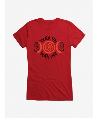 Pre-sale Discount Cobra Kai S4 Wax On Wax Off Girls T-Shirt $8.17 T-Shirts