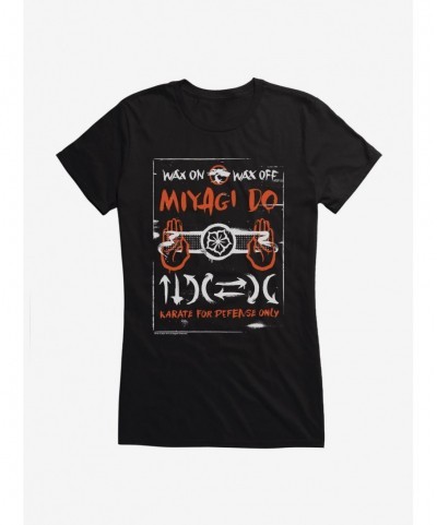 Hot Selling Cobra Kai S4 Miyagi Do Girls T-Shirt $8.17 T-Shirts