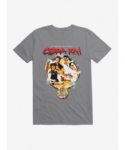 Low Price Cobra Kai The Saga Continues T-Shirt $6.50 T-Shirts