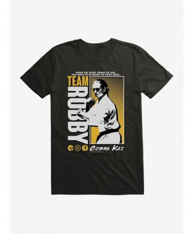 Hot Sale Cobra Kai Team Robby T-Shirt $7.84 T-Shirts