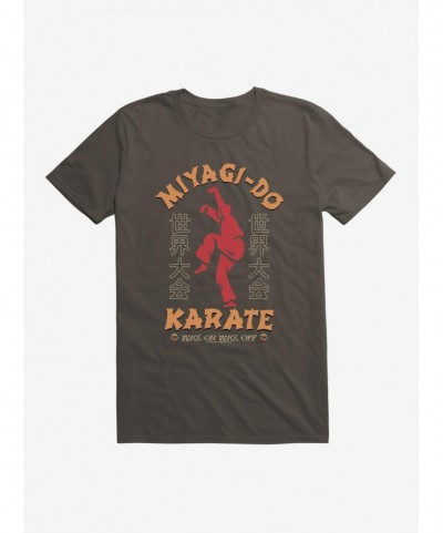 Discount Cobra Kai Wax On Wax Off T-Shirt $7.07 T-Shirts