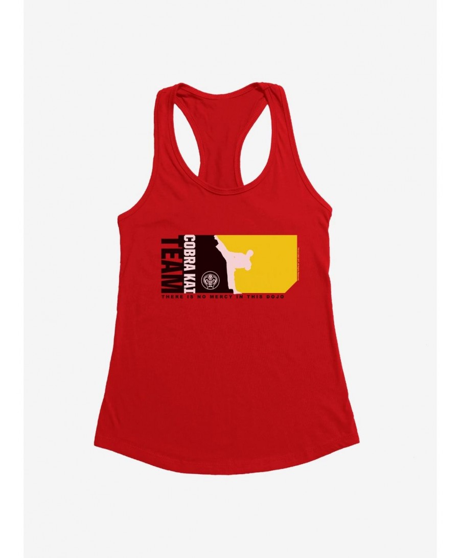 Limited Time Special Cobra Kai S4 No Mercy Girls Tank $9.96 Tanks